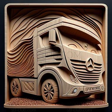 3D мадэль Mercedes Benz Axor (STL)